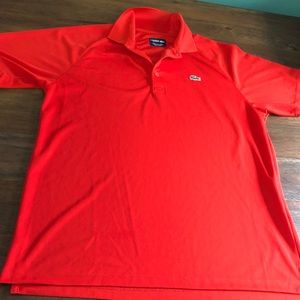 Mexico Red Lacoste SPORT Tennis Polo (Large)